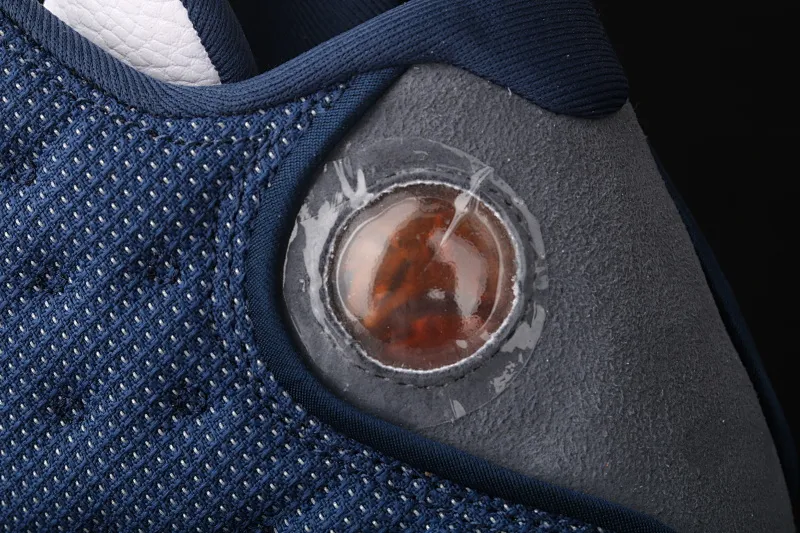 All categories Air Jordan Jordan series basketball shoes Air Jordan 13 Air Jordan 13 Flint GIGI AJ13 Joe 13 white blue navy blue 3M reflective version 415171-404